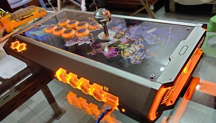 DEVIL ARCADE JOYSTICK DH440 (CNC machined aluminum, china) 6