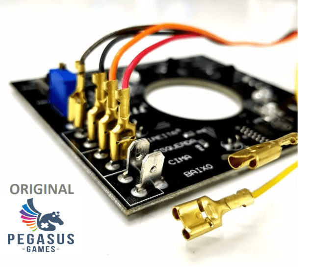 PEGASUS adjustable optical sensor pcb by Alextec for Happ super clone (side view)